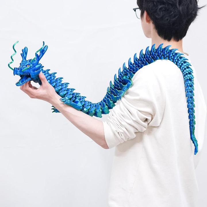Modelos de dragón impresos en 3D súper grandes de 47.3 pulgadas, fi...