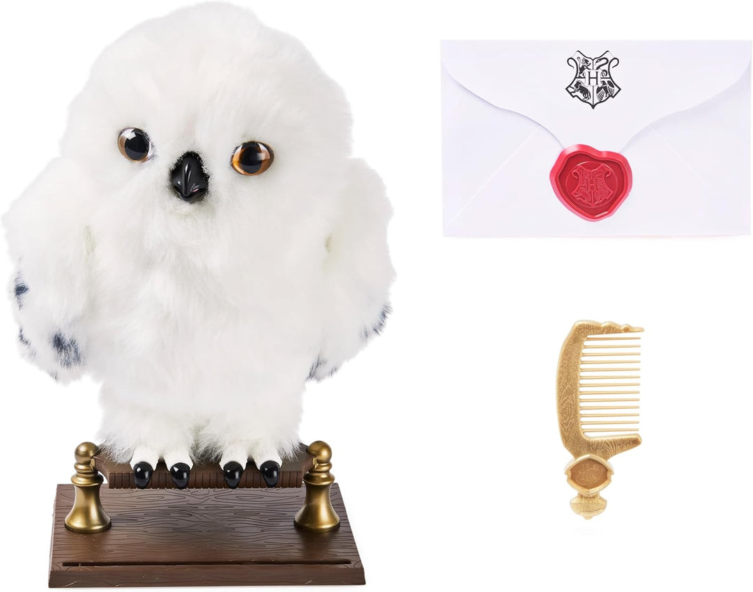 Wizarding World Harry Potter, lechuza interactiva Enchanting Hedwig...