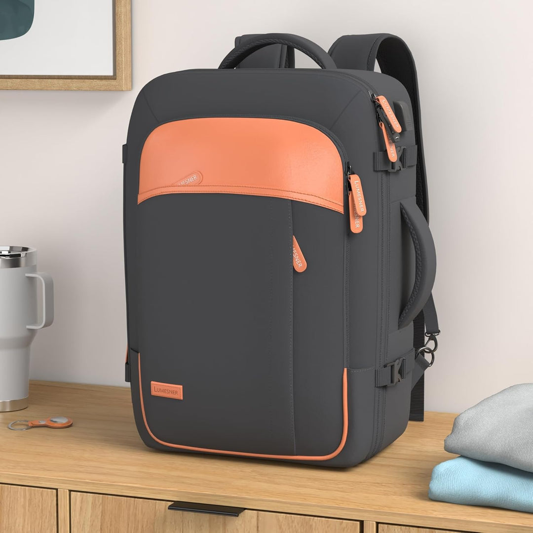 Lumesner Mochilas de viaje de mano, extra grandes de 40 litros apro...