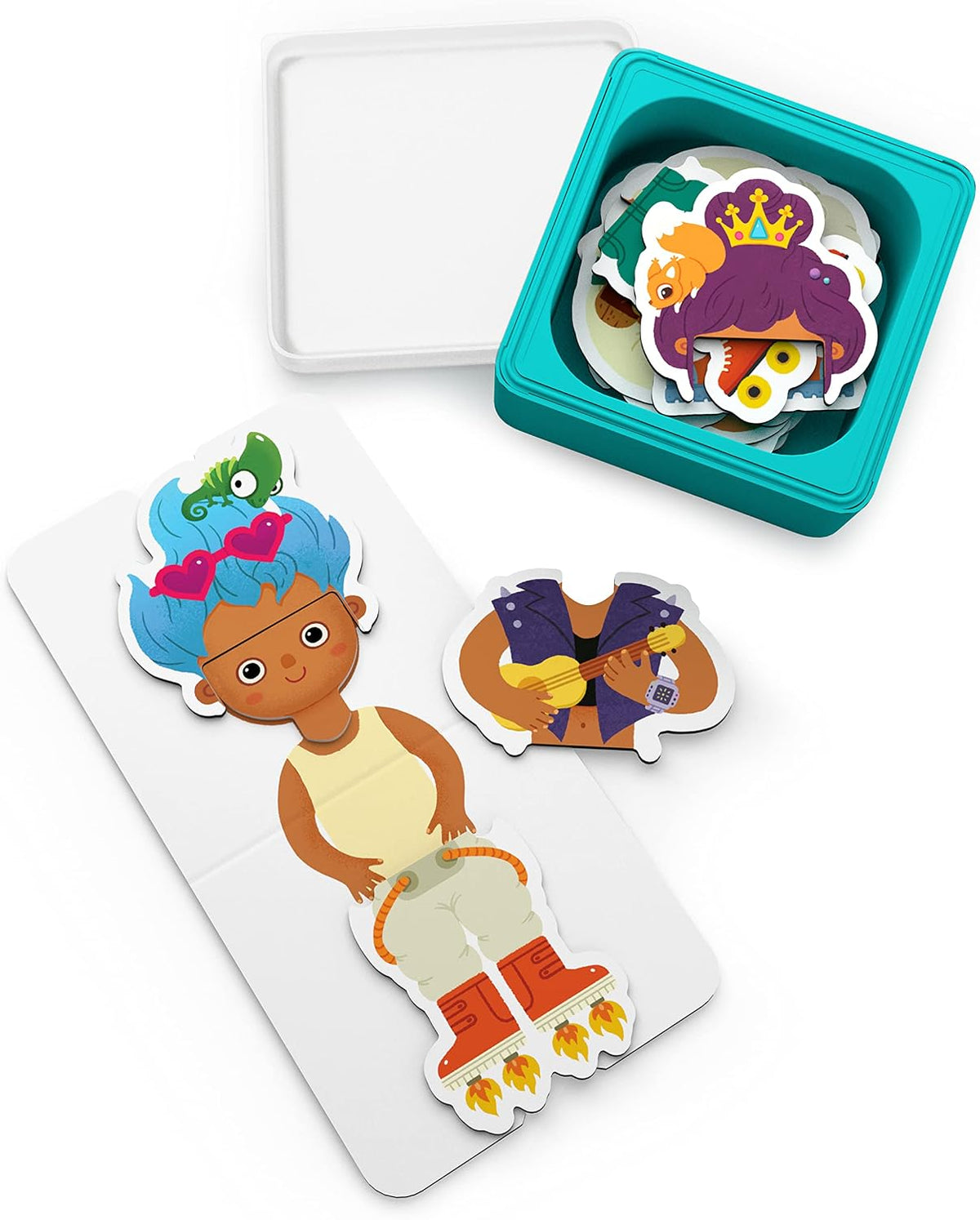 Osmo - Piezas de disfraz de Little Genius, 2 juegos educativos de aprendizaje, edades de 3 a 5 historias y creatividad, para iPad o tableta Fire, regalos de juguete STEM para niños, niños y niñas, edades de 3, 4, 5 (se requiere base Osmo - Exclusivo de Am