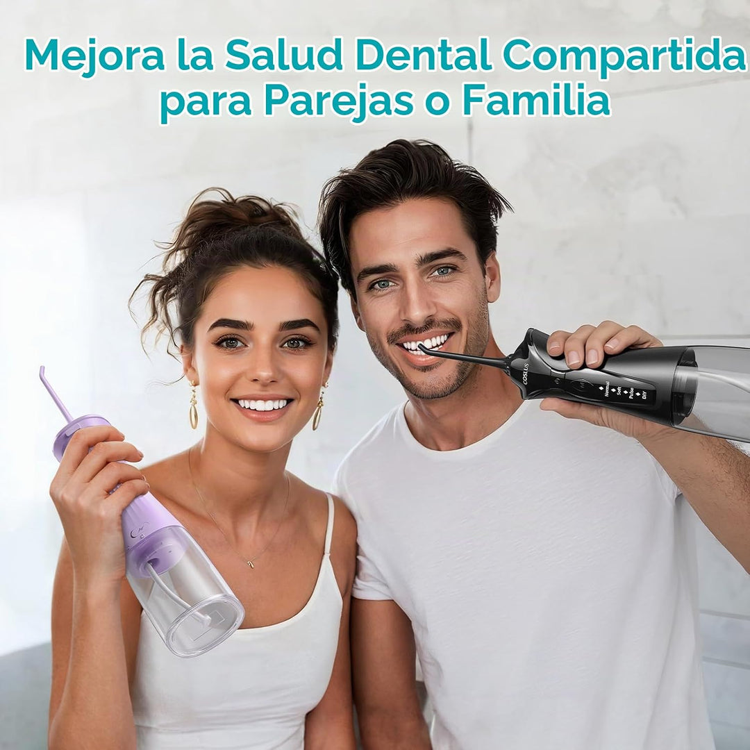 COSLUS Paquete de 2 Irrigadores Dentales: Conjunto de Irrigador Den...