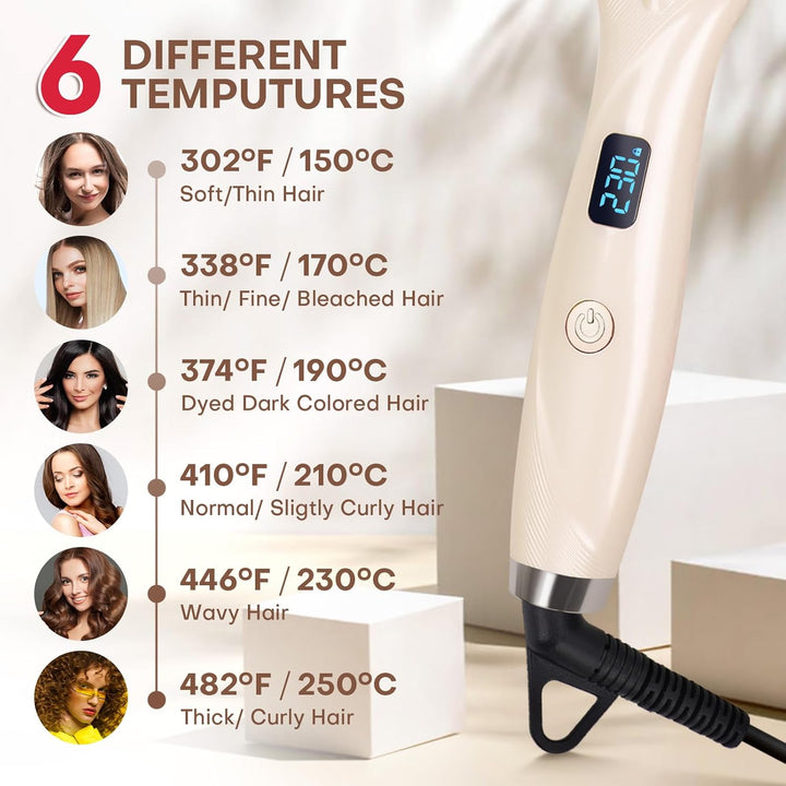 Cepillo alisador de cabello - Alisadores de pelo para mujeres, pein...
