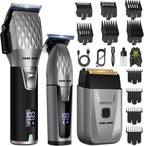 FADEKING Cortadora de pelo profesional para hombres, kit de aseo 3 en 1