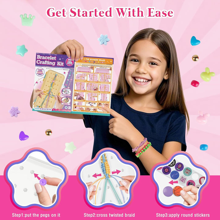 Kit de fabricación de pulseras de amistad TingingYuli con caja de a...
