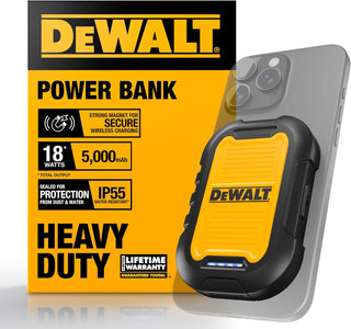 DEWALT Banco de energía magnético de servicio pesado de 5,000mAh, c...