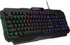 msi Forge GK100 US - Teclado de membrana, RGB, ergonómico, anti-fan...