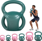 RUNWE - Juego de pesas rusas con 3 asas - Peso para mujeres, opciones de 5, 10, 15 y 20 libras para giros rusos, ejercicio abdominal, levantamiento de pesas y ejercicio de fitness core para gimnasio