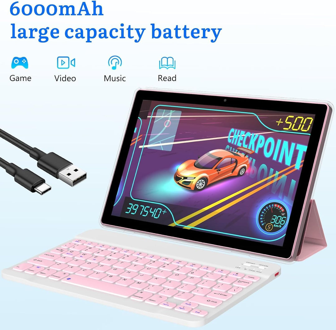 IWEGGO Tablet Android 15, 10 pulgadas 18 GB RAM+128 GB ROM\/2TB tab...