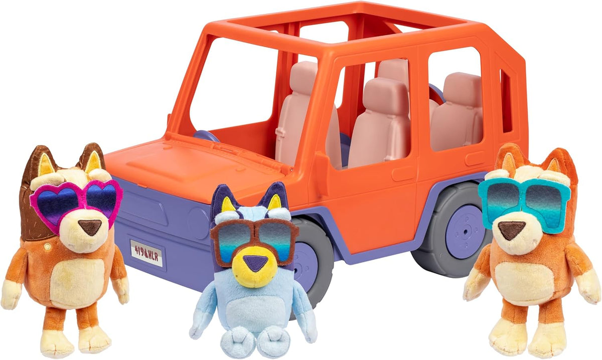 Bluey Big Heeler 4WD y juguete de coche para niños pequeños de la f...
