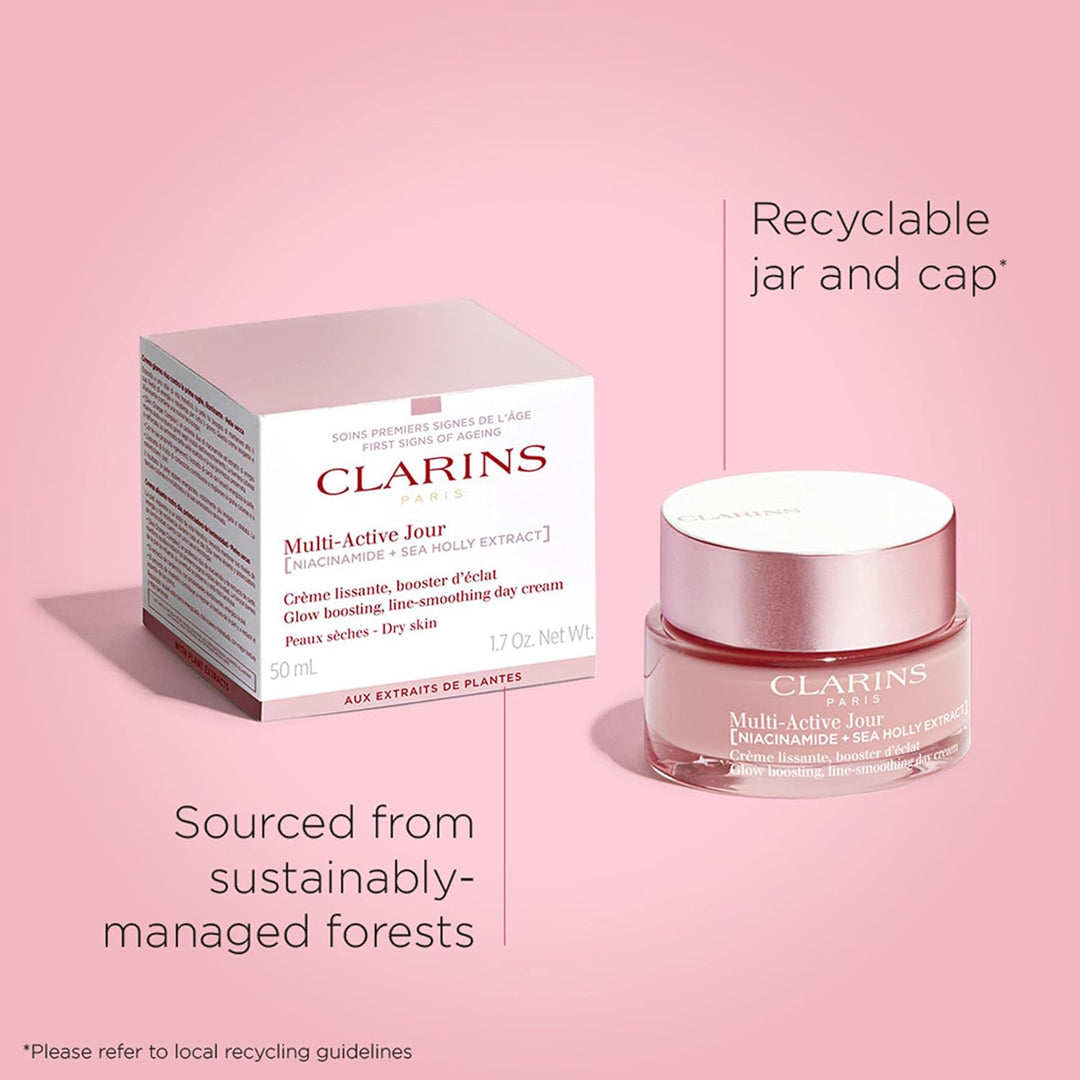 Clarins Hidratante de día multiactivo con niacinamida | Suaviza las...