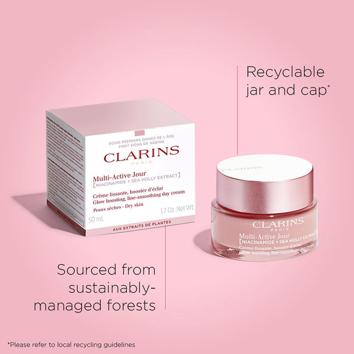 Clarins Hidratante de día multiactivo con niacinamida | Suaviza las...