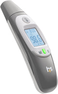 HealthSmart Termómetro digital infrarrojo compacto de lectura instantánea, mide la temperatura del aire ambiente, lecturas Fahrenheit y Celsius, apto para FSA y HSA, gris (paquete de 36)