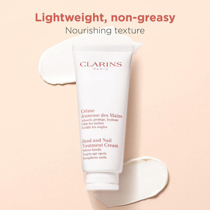 Clarins Crema de tratamiento de manos y uñas | Galardonada | Suaviz...