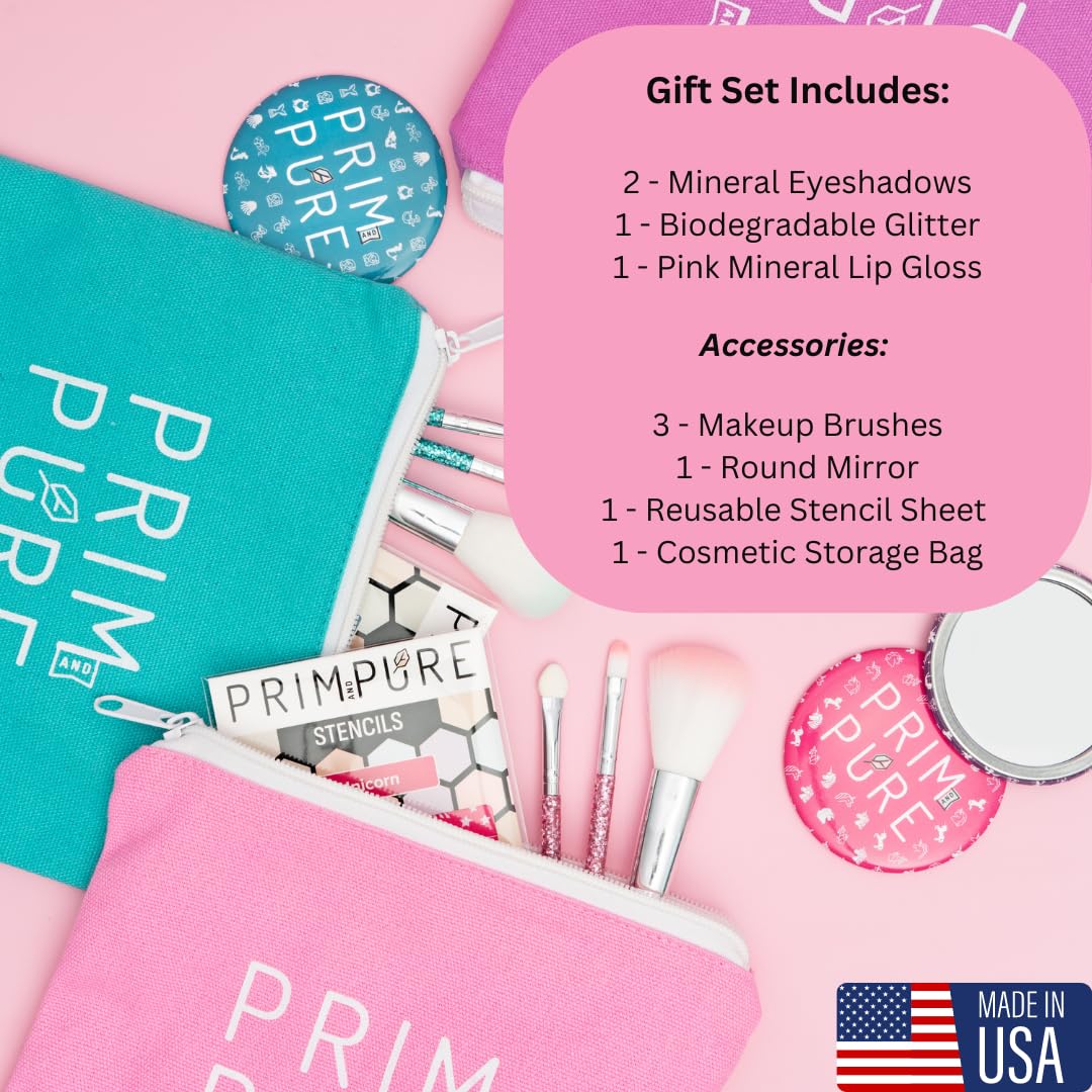 Prim and Pure Set de regalo de maquillaje para niños, plantilla, so...