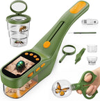 SEEKID Atrapa insectos para niños con pantalla de 2.4 pulgadas, kit de atrapador de insectos con grabación de fotos y video, kit de observación de insectos de mano, juguete de exploración científica