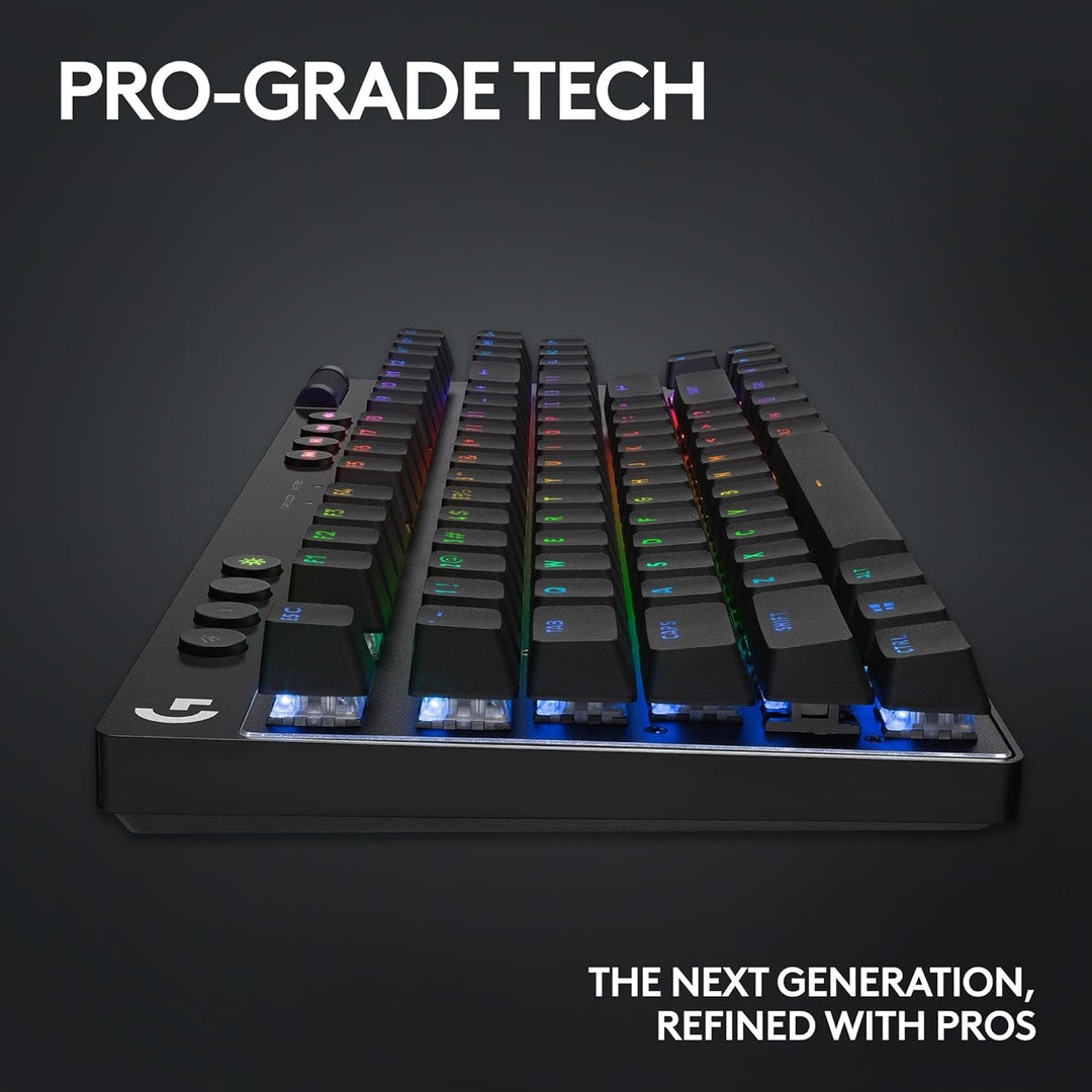 Logitech G PRO X TKL Teclado inalámbrico Lightspeed para juegos, di...
