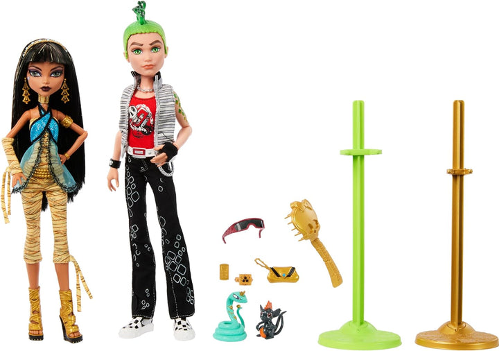 Monster High Booriginal Creeproduction Muñecas, paquete de 2, repro...