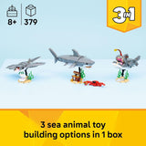 LEGO Creator - Juguete de construcción de tiburón feroz