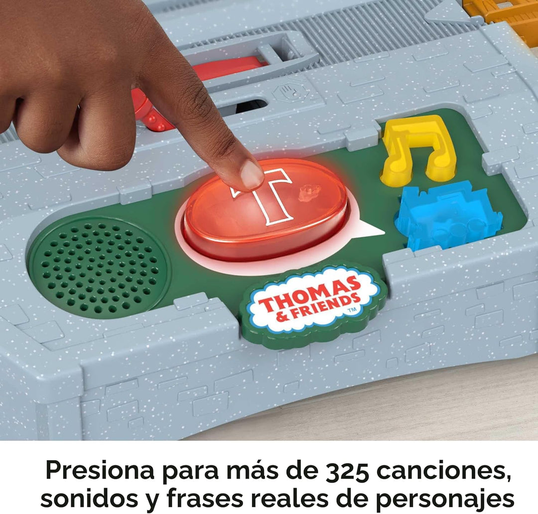 Thomas &amp; Friends Juego de tren de juguete motorizado, Cranky Pa...