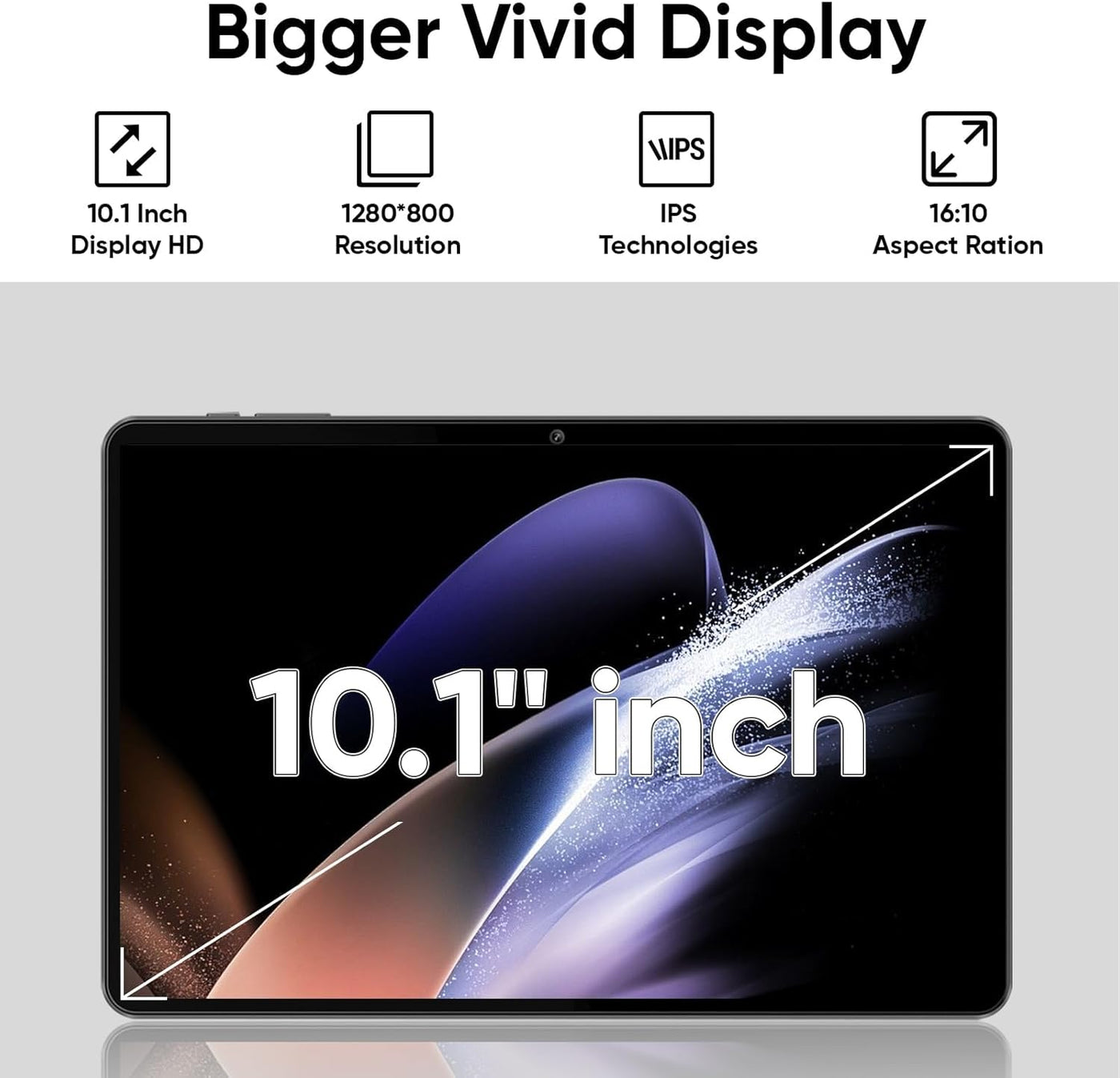 COLORROOM Tableta 10 pulgadas Android 15 tabletas, 12GB+64GB\/1TB E...