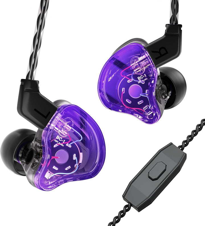 CCZ Melody Auriculares para juegos IEM, monitores intrauriculares c...