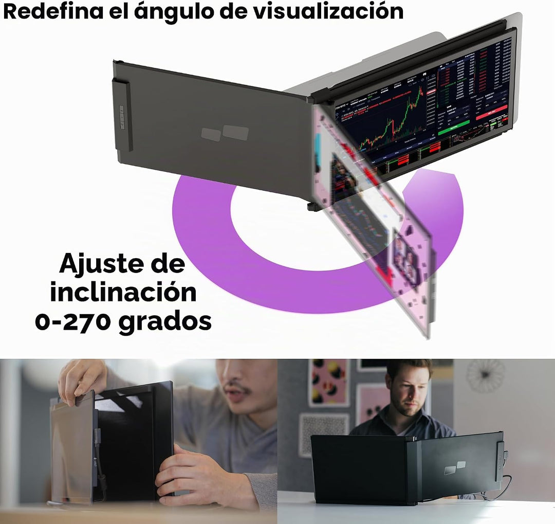 Monitor portátil Duex Plus DS de 13,3" de píxeles móviles 2026...