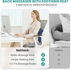 Nekteck Masajeador de pies Shiatsu con calor para neuropatía