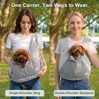FURTIME Transportador para perros, arnés para cachorros para perros