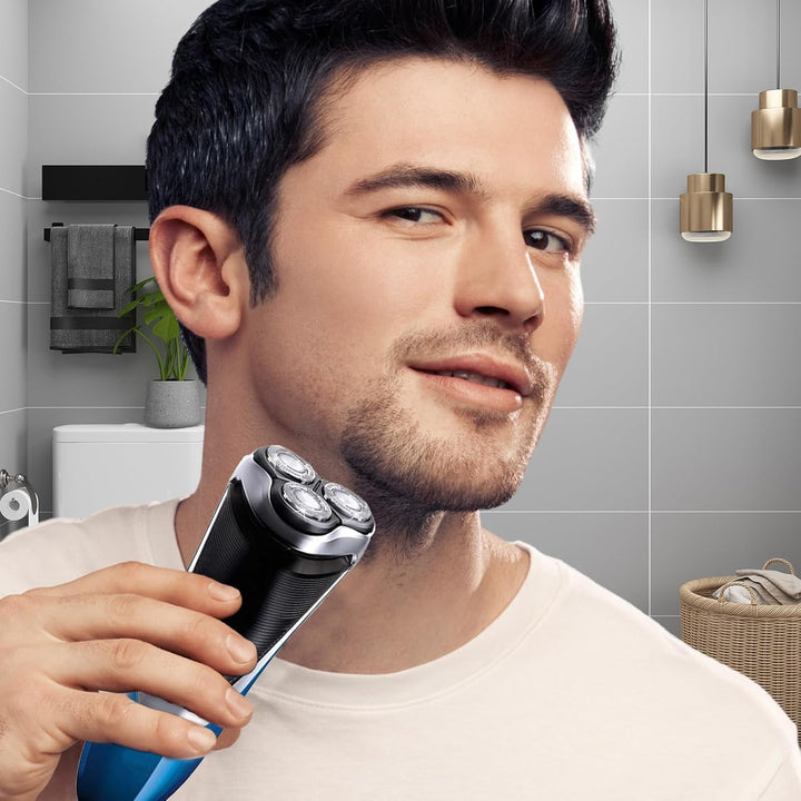 Paquete de 9 cabezales de repuesto SH70\/71 compatibles con Philips...