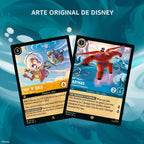 Ravensburger Disney Lorcana TCG: Azurite Sea Illumineer's Trove | Almacenamiento seguro de tarjetas | Incluye paquetes de refuerzo y guía completa | Obras de arte originales de Disney | A partir de 8 años