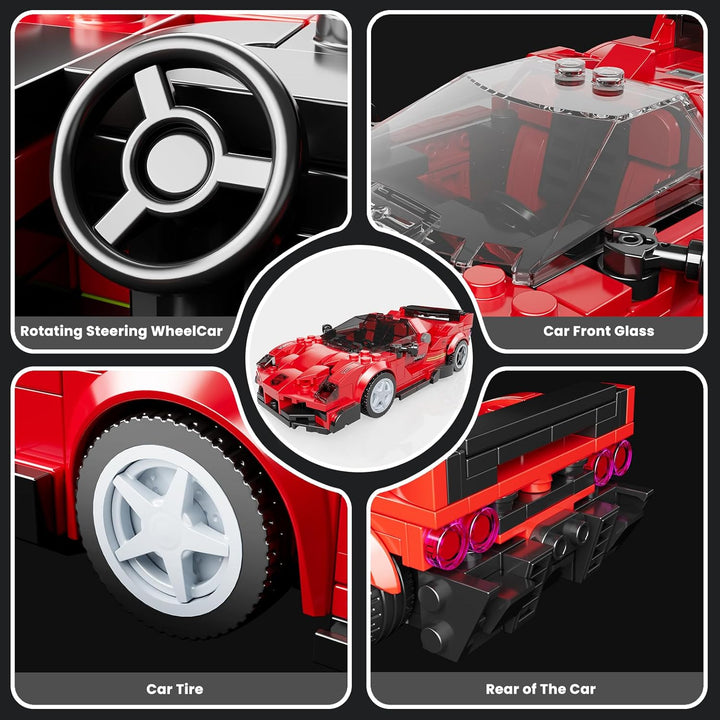 Mould King F4T - Kit de construcción de autos deportivos