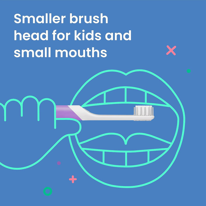 quip Cabezales de repuesto para cepillos de dientes sónicos para ni...