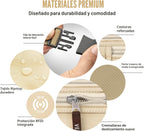 VENTURE 4TH Cinturón de dinero de viaje, RFID bloqueo pasaporte titular - Beige