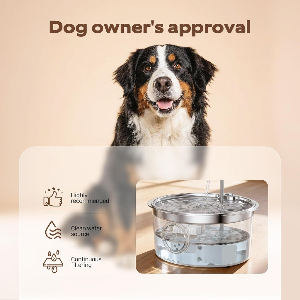 GROOKPET Reemplazo del filtro de fuente para perros: 24 filtros de fuente de agua para mascotas, juego de 6 meses de filtro de repuesto para fuentes de agua para perros GROOKPET para perros grandes
