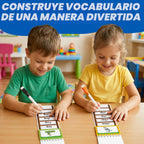 Libros con tapa de escalera de 30 palabras, tarjetas flash fonéticas, escaleras de palabras, libro de construcción familiar de palabras, palabras a la vista, juegos de ortografía, libros de fonética para niños, aula, escuela, preescolar, actividades de ap