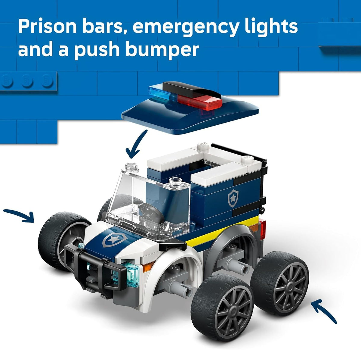 LEGO City Rides Camión de policía Kit de construcción de