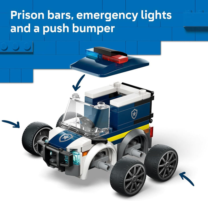 LEGO City Rides Camión de policía Kit de construcción de