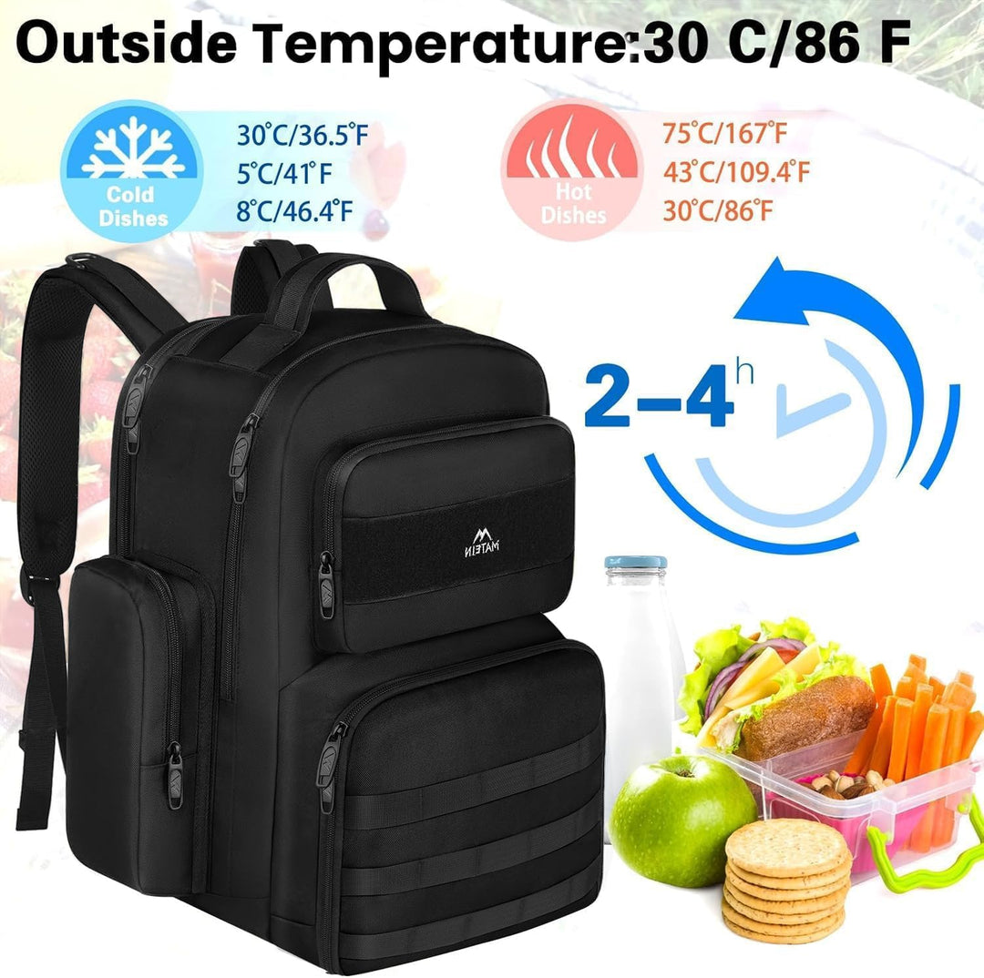 MATEIN Mochila de almuerzo para hombres de trabajo, mochila táctica...