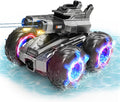 Coche de control remoto anfibio con pistola de agua
