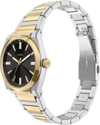 Fossil Reloj Everett de acero inoxidable con tres manecillas para mujer