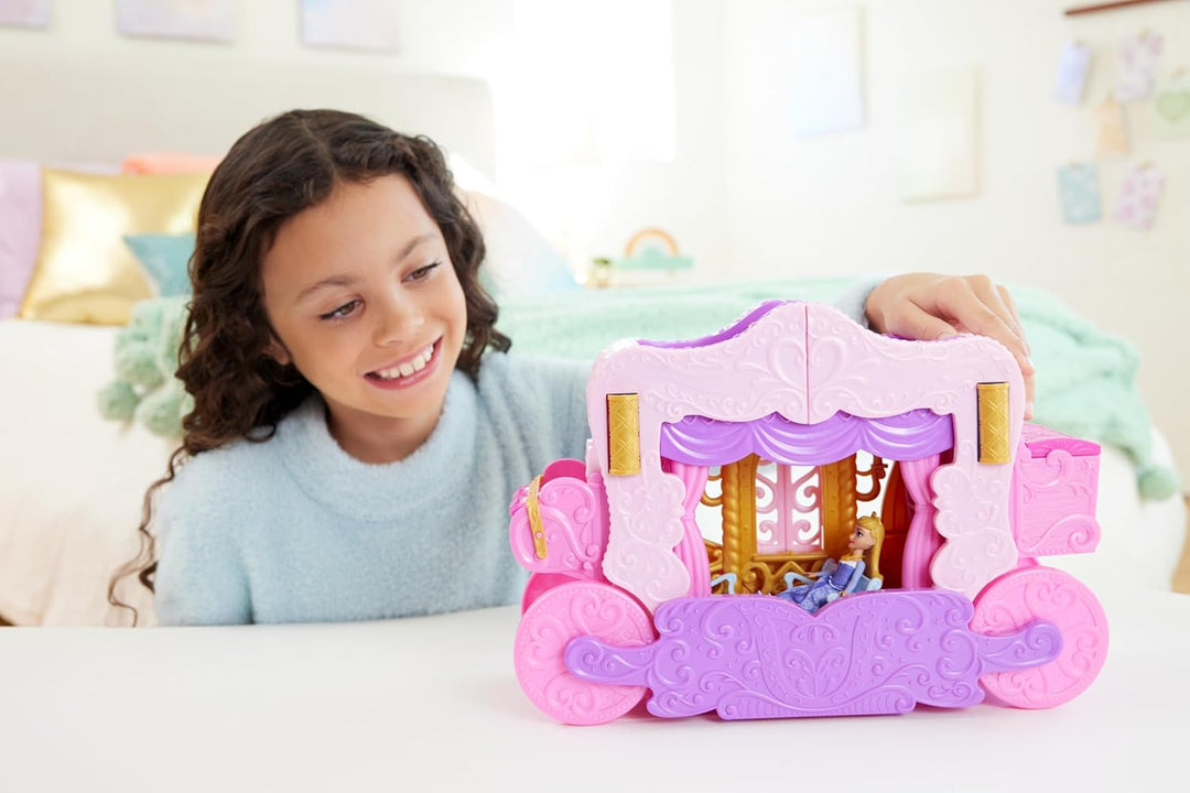 Mattel Disney Princess Toys, Carriage to Castle - Juego transformab...