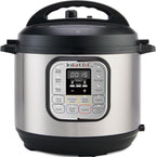 Instant Pot IP-DUO60, 6cuartos/1000W - Olla a presión multifunción 7 en 1, Acero inoxidable y negro