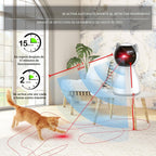 YVE LIFE Juguetes Interactivos Láser para Gatos de Interior, Juguetes Automáticos para Gatitos