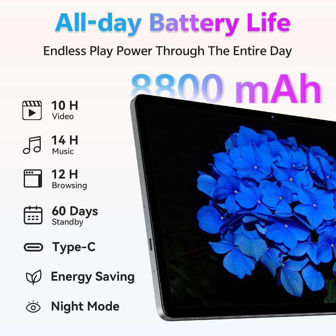 Tableta SVITOO de 11 pulgadas, Tableta Android 15 con Octa-Core, 12...
