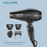 BaBylissPRO Secador de pelo, Nano Titanium Portofino 2000 vatios se...