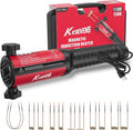 Calentador de inducción 1500W 110V Eliminación de pernos Herramienta de calentamiento por inducción magnética manual con 12 bobinas para quitar tornillos oxidados, Rojo