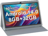 ZZB Tablet Android 14 de 7 pulgadas, 8 GB de RAM (4 GB expandibles)...