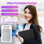 Upperizon Monitor portátil de 15.6 pulgadas FHD 87% sRGB 60Hz IPS HDR HDMI USB-C Monitor de viaje para laptop, MacBook, PC, Surface PS5 Xbox, pantalla externa con soporte y altavoces, compatible con VESA