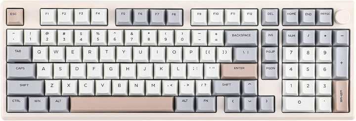 EPOMAKER Galaxy100 QMK\/VIA - Teclado inalámbrico para juegos, carc...