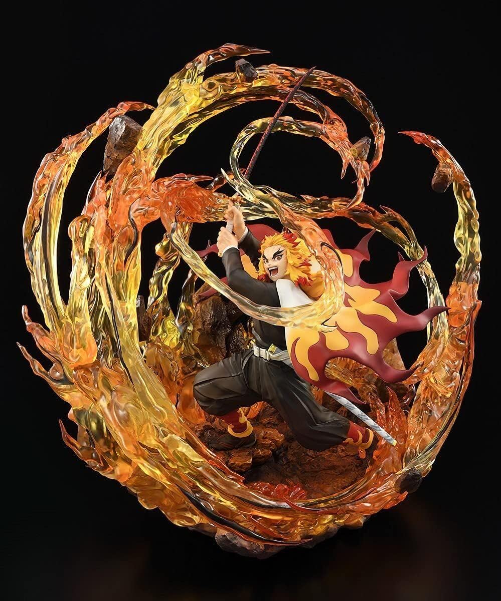 Tina Art Demon Slayer Kimetsu no Yaiba: Kyojuro Rengoku DX Ver Figu...